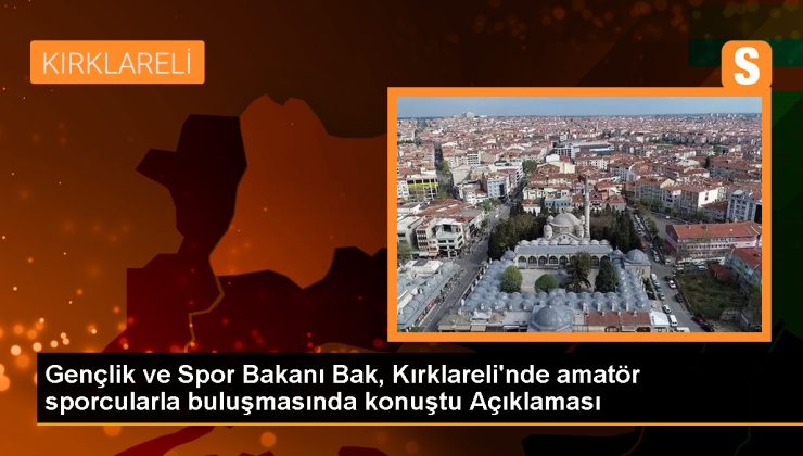 Gençlik ve Spor Bakanı Osman Aşkın Bak: Türkiye Dünyada Spor Tesisleri Devrimi Yapan Bir Ülke