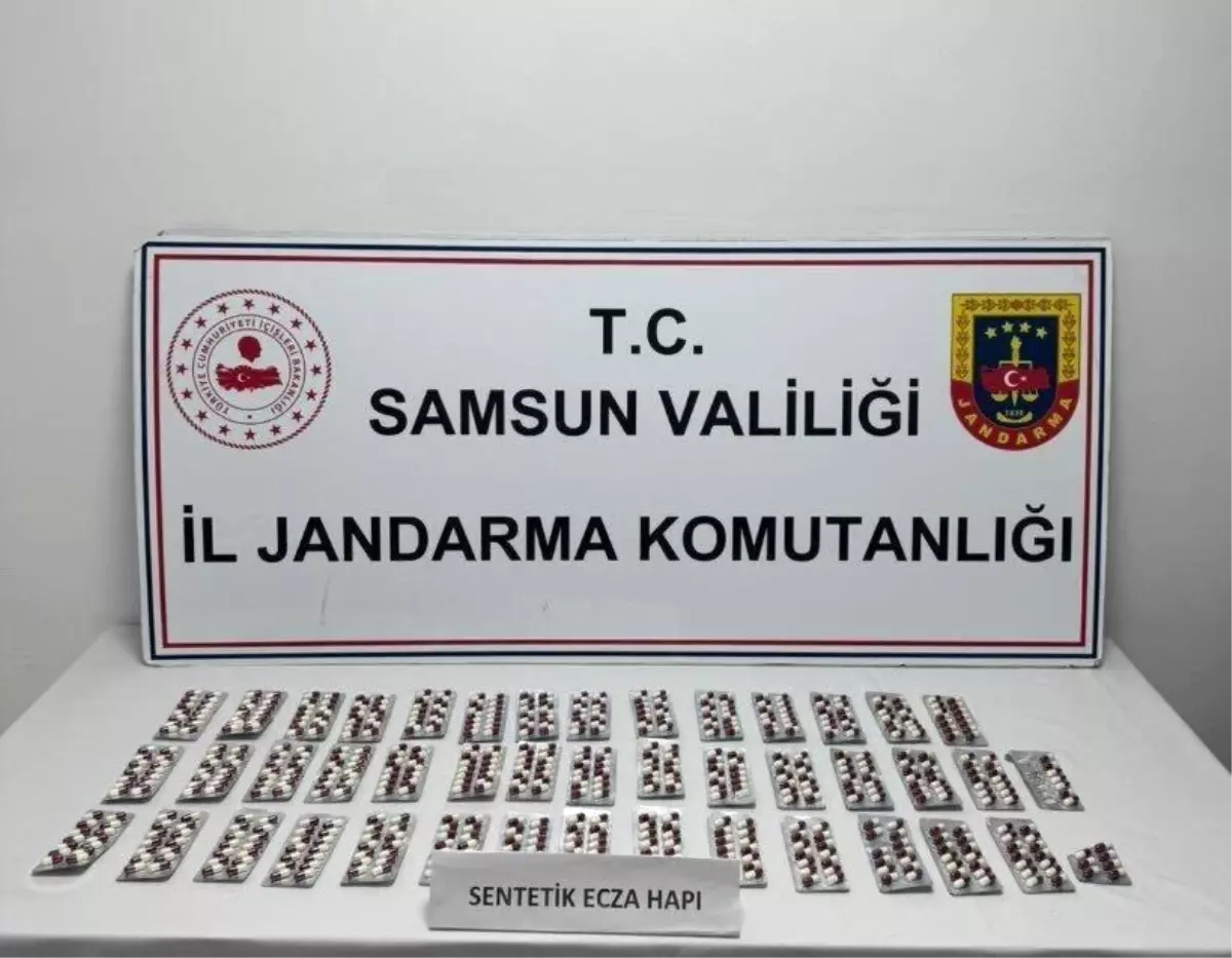 Samsun’da Uyuşturucu Operasyonu: 947 Hap Ele Geçirildi