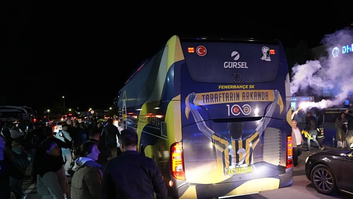 Fenerbahçe, Samsun’da coşkuyla karşılandı