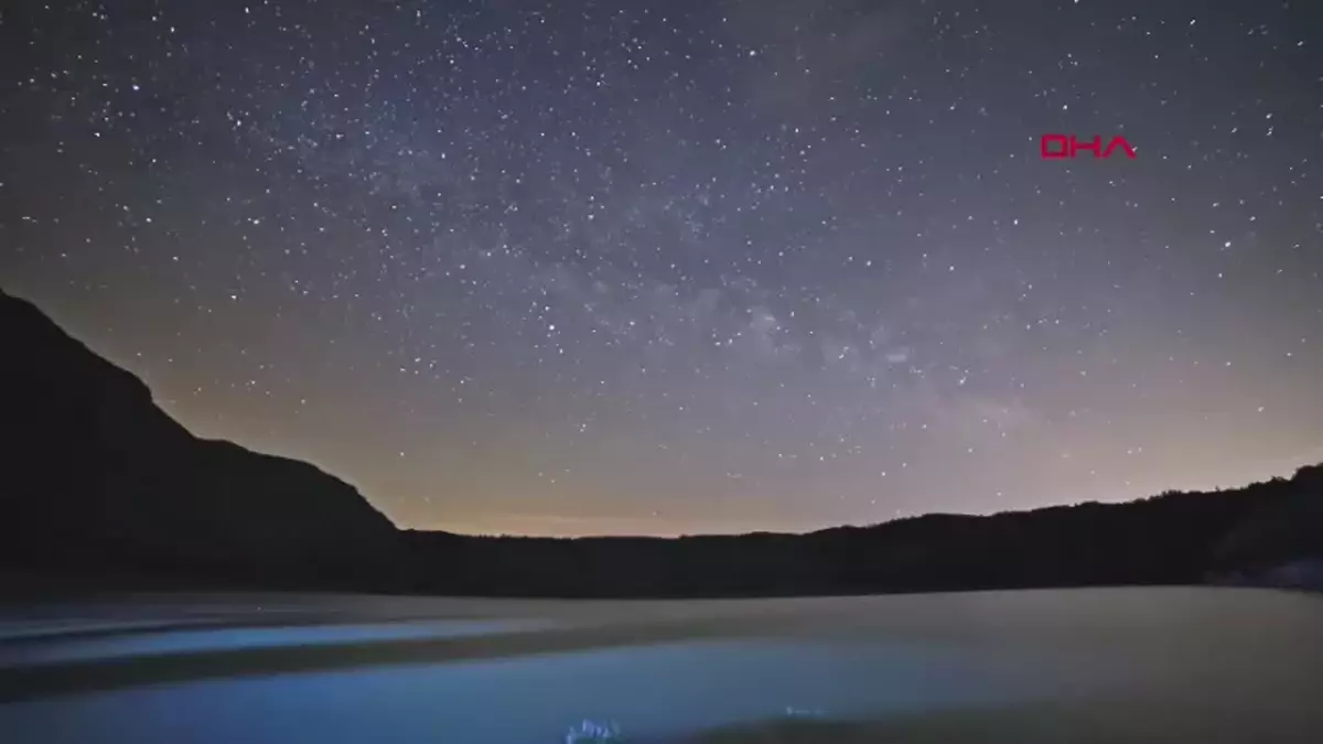 Nemrut Krater Gölü’nde Yıldız Gözlemi