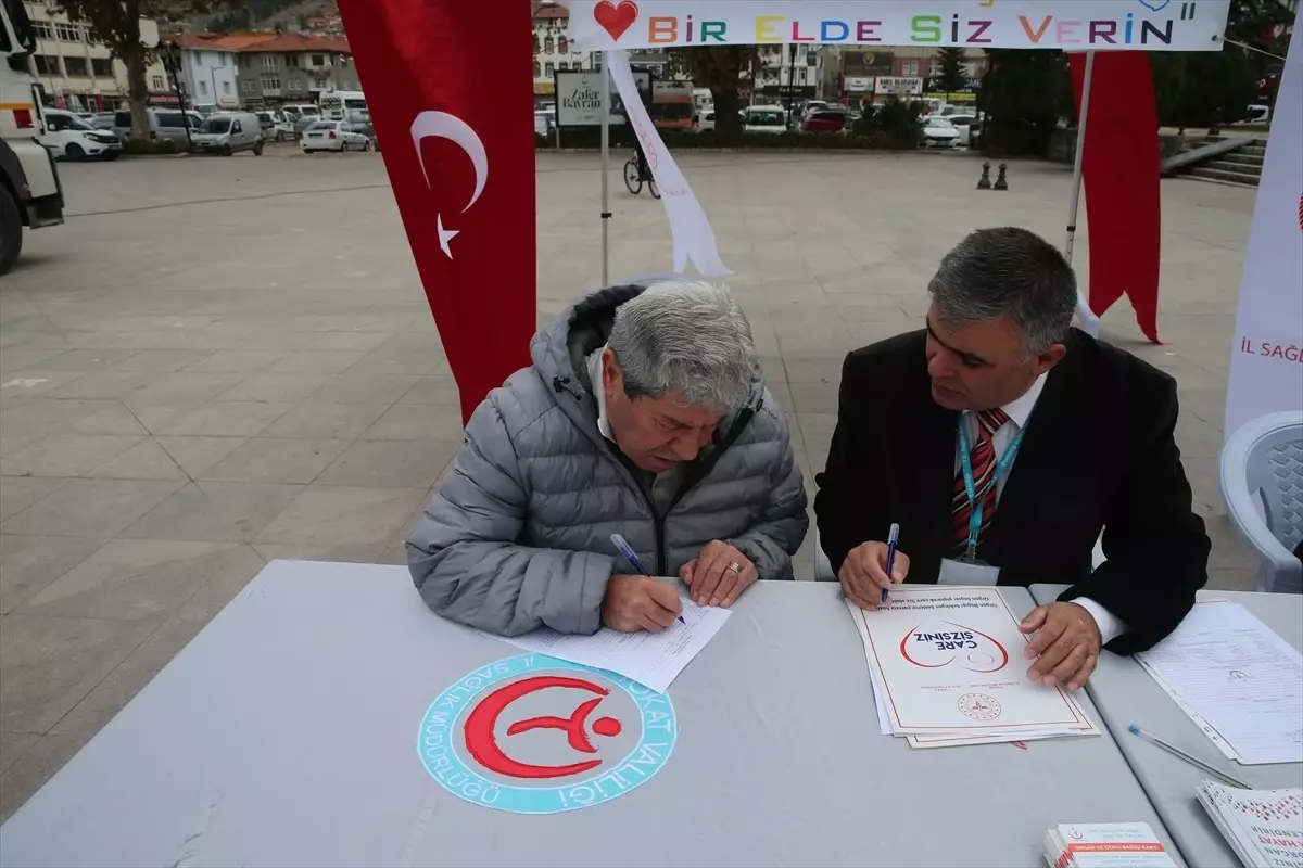 Organ Bağışı Haftası İçin Bilgilendirme Çadırı